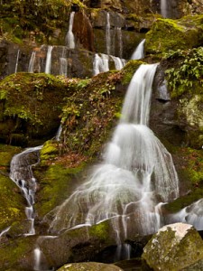 Thousand Drips Waterfalls in Smoky Mountains