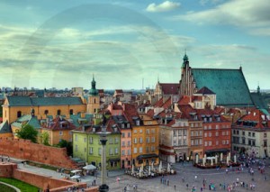 HDR image of Warsaw