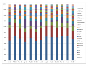 Earnings from stock photography and sale of digital photos online in January 2013