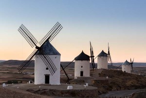 Natural HDR shot of Windmills