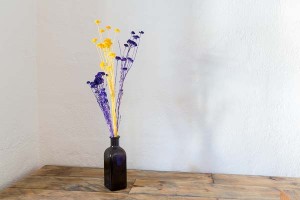 Dried flowers in vase