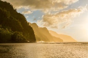 Sunset at Ke'e Beach Kauai