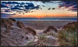 Sunset on Formby Beach