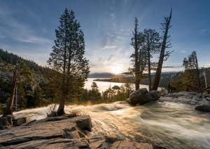 Eagle Falls above Emerald Bay on Lake Tahoe