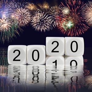 Happy New Year concept stock image