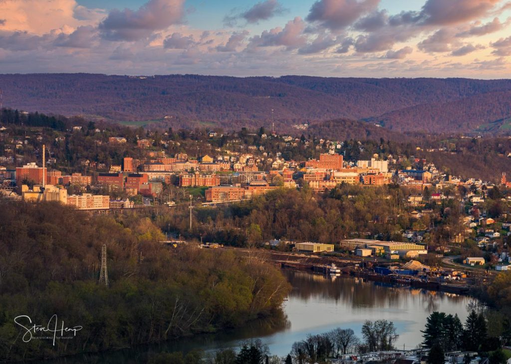 Stock photo of an enhanced view of Morgantown WV