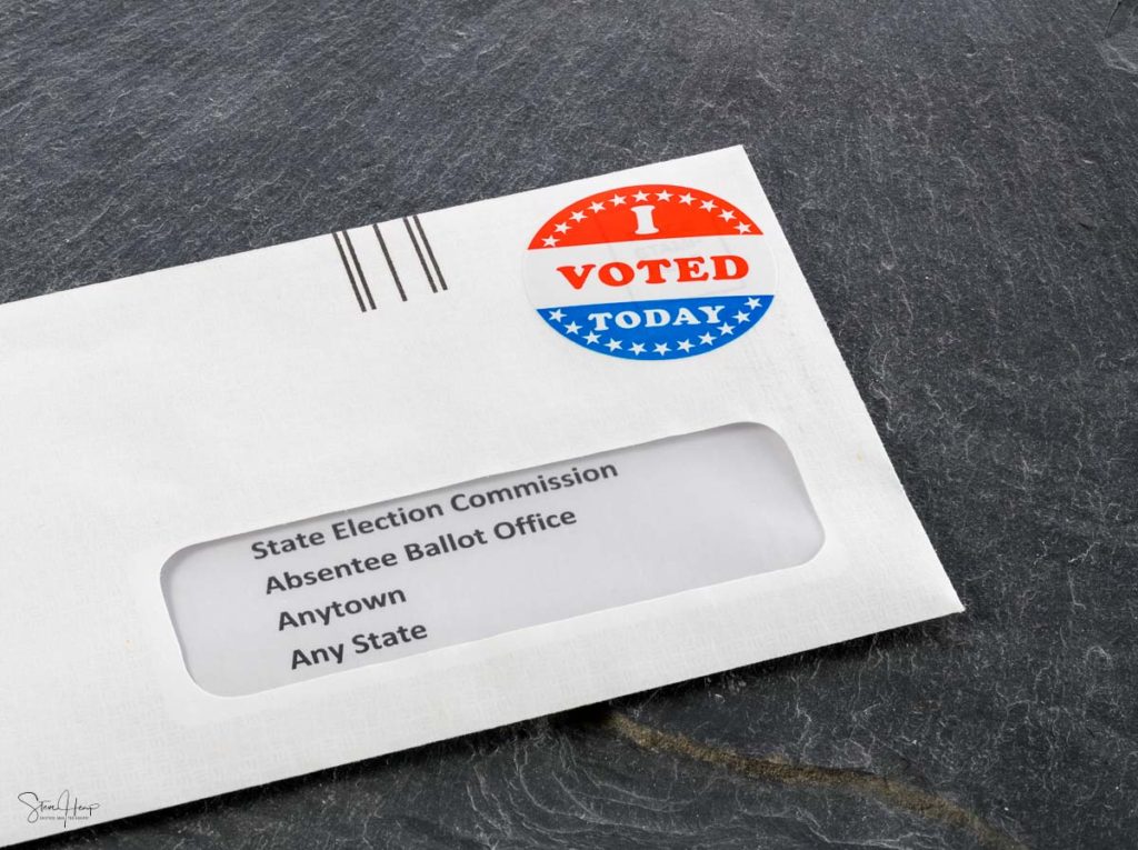 stock photo to illustrate the debate about postal or absentee ballot voting in the upcoming election