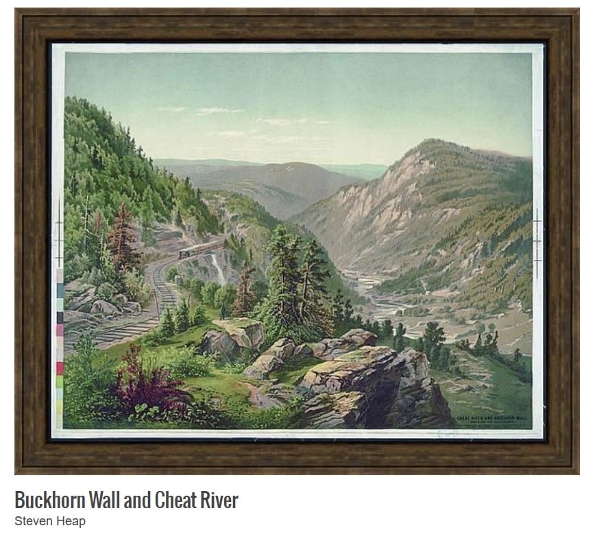 36 inch print of Buckhorn Wall on Fine Art America