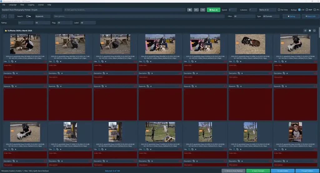 All images, including personal ones, when I open my current month folder in ArtushVisionAI